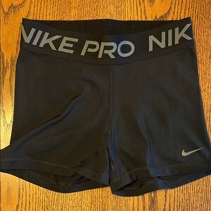 Nike Pro Women's Black Athletic Shorts